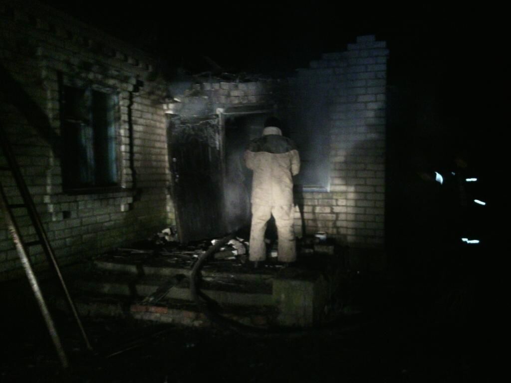 В Запорожской области на пожаре травмировался мужчина