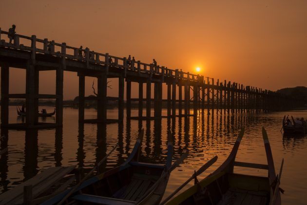 красивые мосты: Убэйн, Мьянма