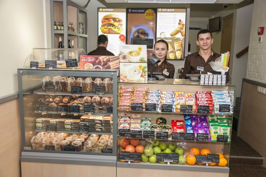 Возле метро Олимпийская в Киеве открылось WOG CAFE