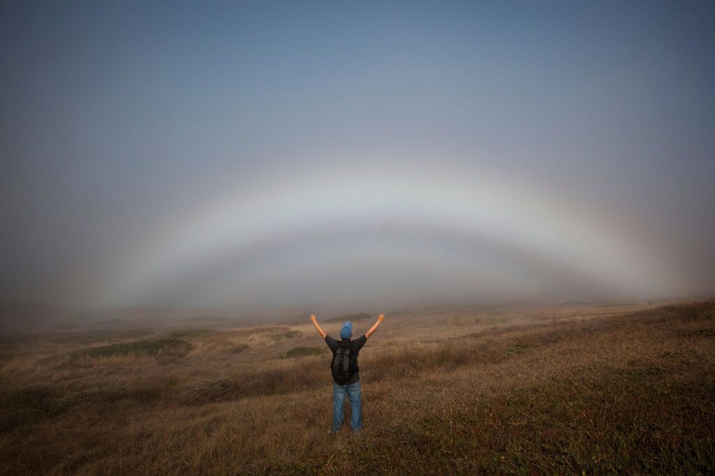 Сеть впечатлило фото бесцветной радуги