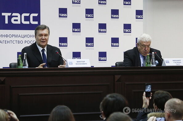 Майдан, Бузина и "тяжелые годы жизни": о чем говорил Янукович на пресс-конференции после допроса