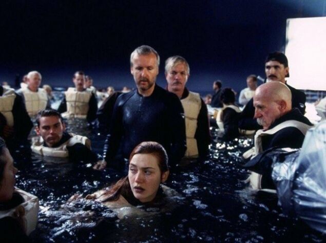 Как снимали "Титаник": удивительные закадровые фото