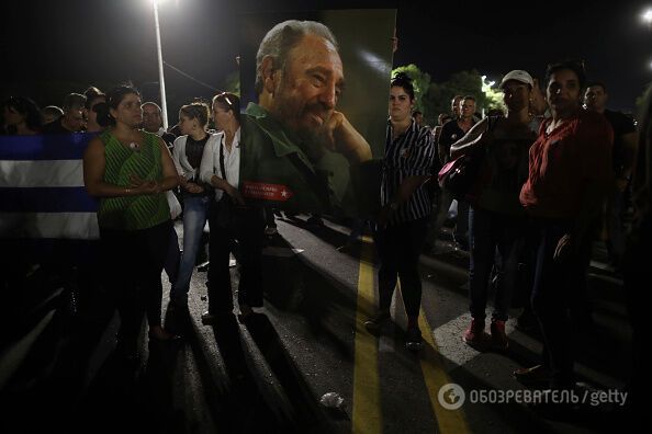 Около миллиона человек: появились новые фото с церемонии прощания с Кастро на Кубе