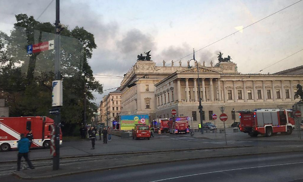 В Вене произошел пожар в здании парламента Австрии: опубликованы фото