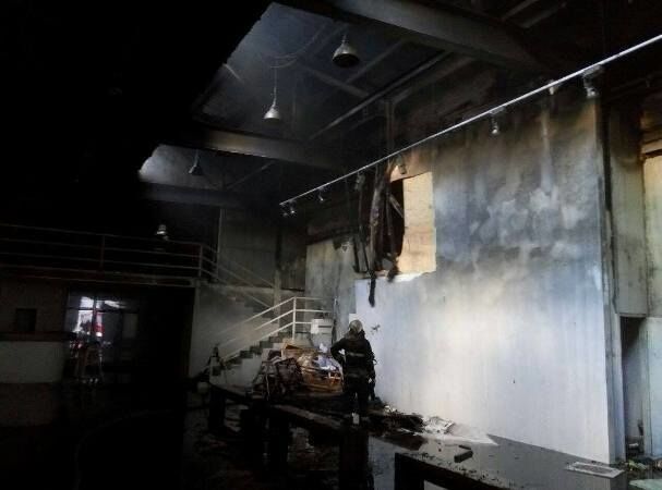 В Киеве горело офисное здание
