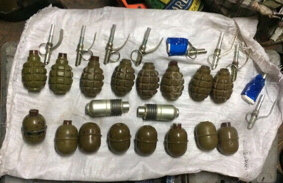 В Киеве полиция обнаружила арсенал оружия