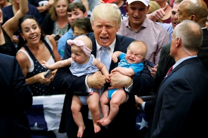 Полиция в парламенте и Трамп с младенцами: Time обнародовал 100 лучших фото за 2016 год