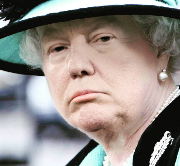 "Скрестил" Трампа и королеву Великобритании: дизайнер позабавил сеть необычными фото