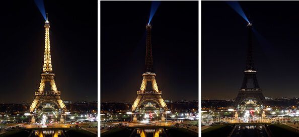 Эйфелева башня погасла: в Париже поддержали жителей Алеппо. Опубликованы фото и видео