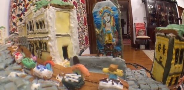 У Києві створили Андріївський узвіз з імбирного печива: опубліковане відео