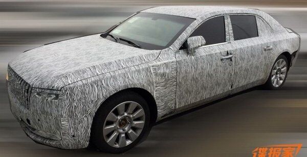 Клон Rolls-Royce: в Китае впервые замечен на тестах седан Hongqi N501