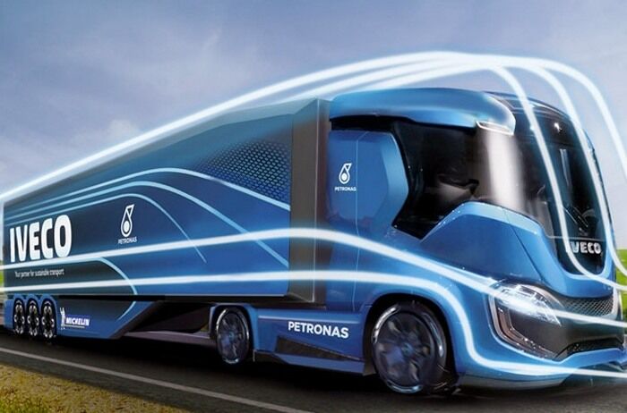 Футуристический концептуальный магистральный тягач Iveco Z Truck.