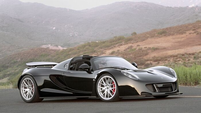 Hennessey Venom GT Spyder.