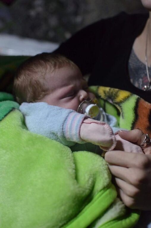 "Мои три килограмма счастья": волонтер Зинкевич показала 1-месячную дочь. Опубликованы фото