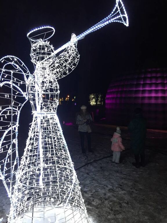 Мариинский парк в Киеве стал по-новогоднему сказочным: опубликованы фото