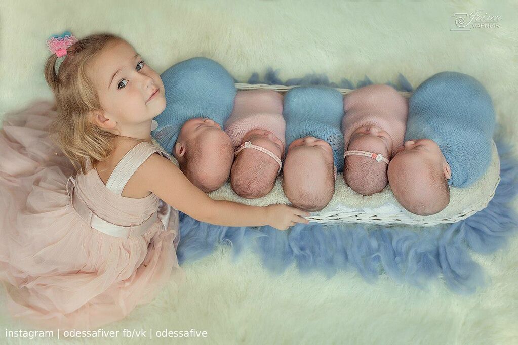 Унікальна п’ятірня: зворушлива фотосесія маленьких Дідів Морозів з Одеси розчулила мережу