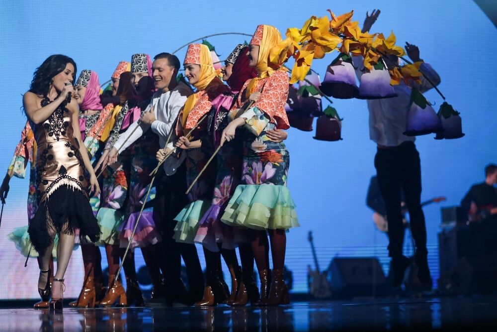 Злата Огневич поразила масштабами шоу на главной сцене страны