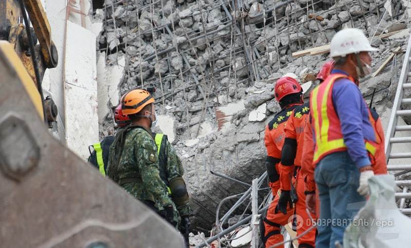 Жертв землетрясения на Тайване уже 87 человек