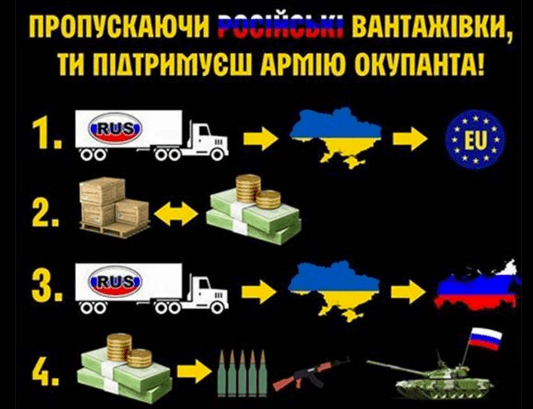 В сети показали, зачем нужна блокада российских фур в Закарпатье. Инфографика