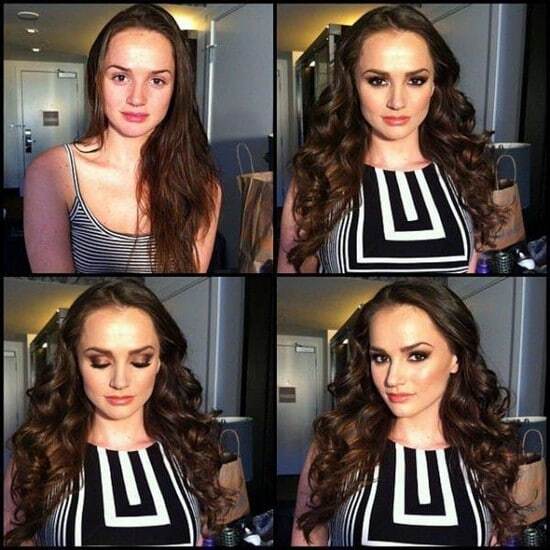 Шальные "красавицы": 30 фото порнозвезд до и после макияжа