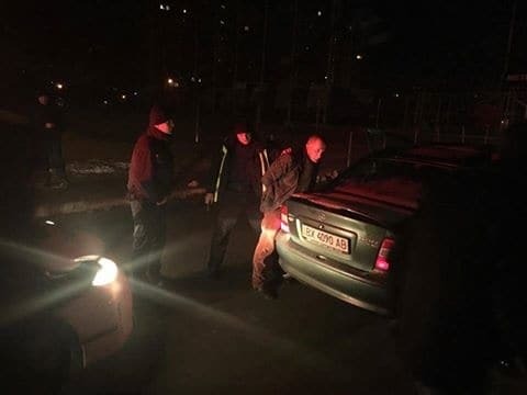 Киевская полиция вновь устроила ночную погоню за пьяным водителем