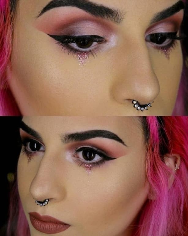 "Блестящие слезы": новый тренд покорил модниц всего мира