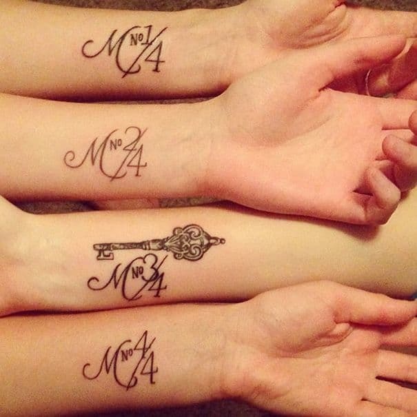 Топ-25 татуировок, показывающих крепкую связь между сестрами