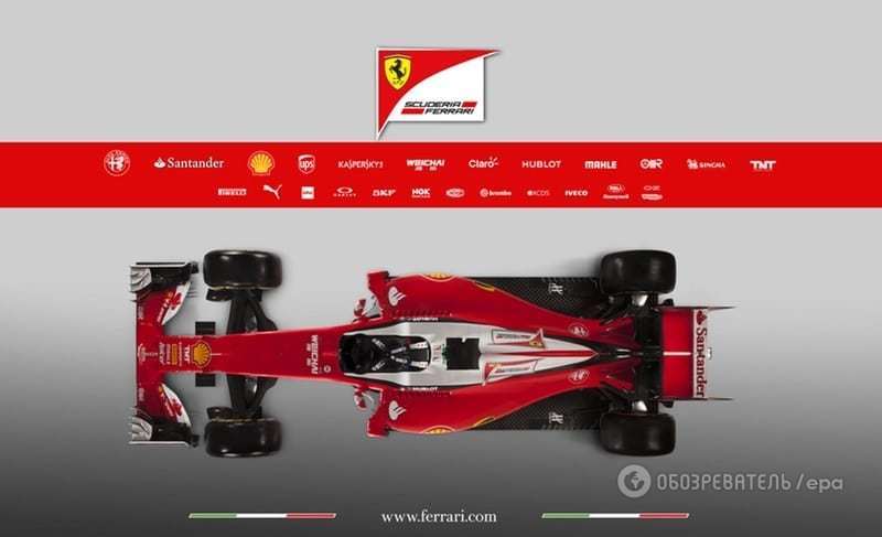 Необычные цвета. Ferrari представила свой болид на новый сезон Формулы-1