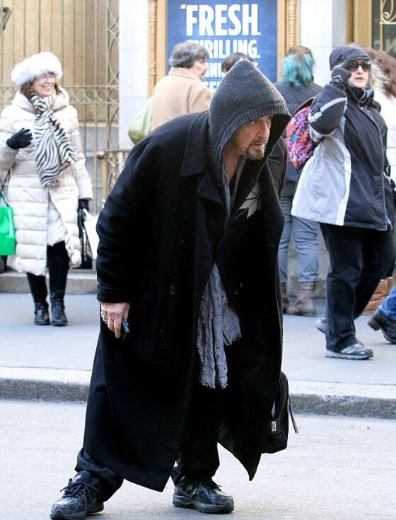 Бомжи Америки: 75-летнего Аль Пачино приняли за бездомного