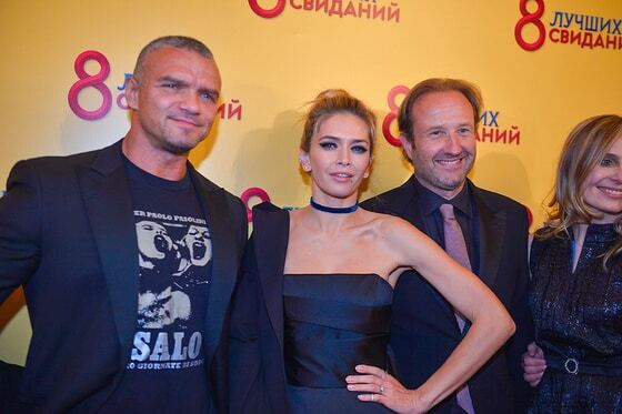 Без Зеленського: Брежнєва з Меладзе прийшли на передпоказ нового фільму в Москві