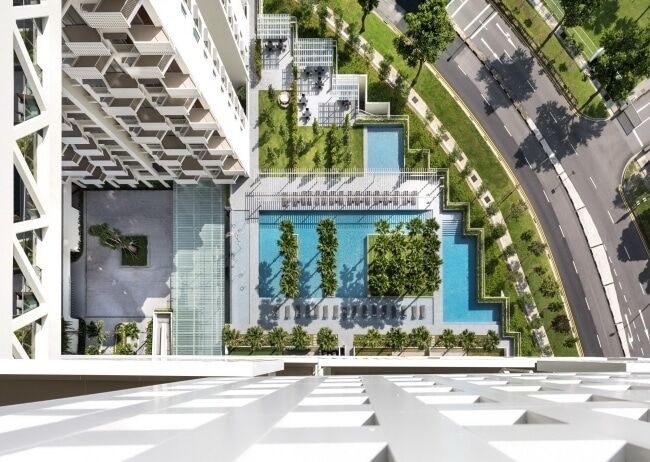Сады Семирамиды по-новому: в Сингапуре построили плоский дом-террасу