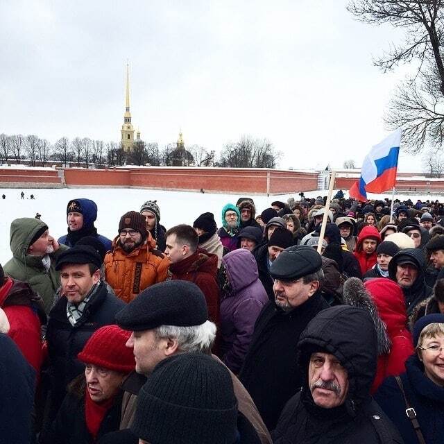 "Убитий за свободу": в Москві відбувся марш пам'яті Нємцова. Опубліковані фото і відео