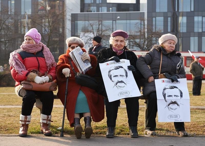 В Польше прошли масштабные митинги в поддержку Валенсы: опубликованы фото и видео