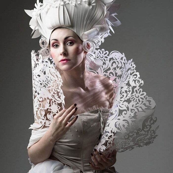 Украинская художница создает потрясающие костюмы из бумаги: опубликованы фото