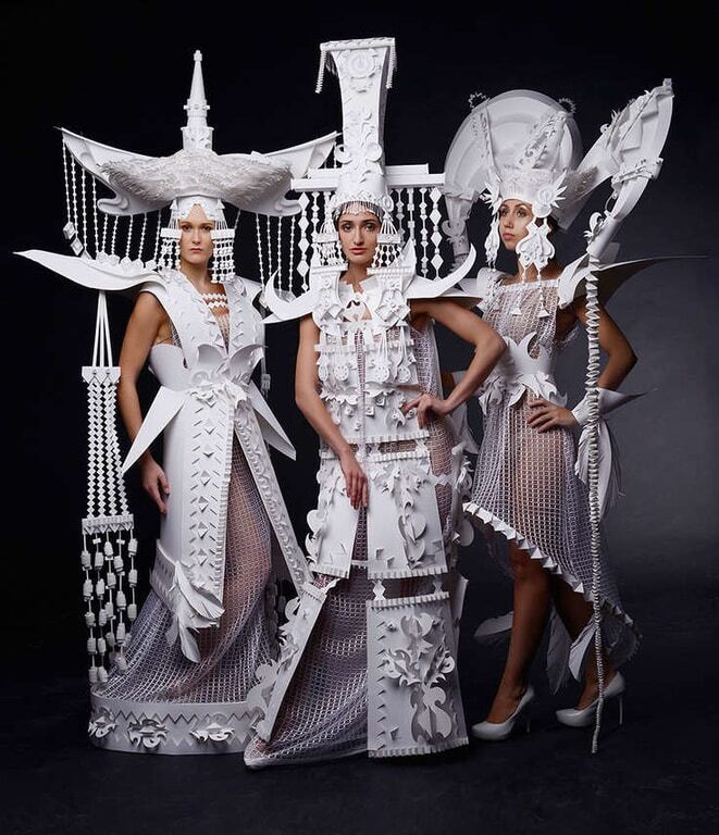 Украинская художница создает потрясающие костюмы из бумаги: опубликованы фото