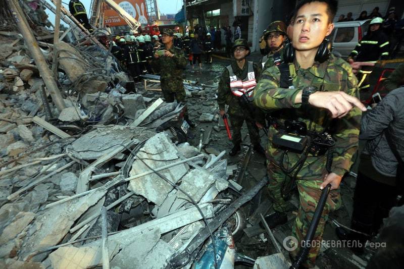 Землетрясение на Тайване: подробности, фото и видео разрушительного ЧП