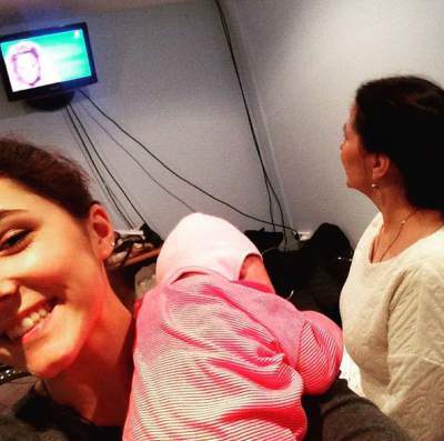 Тоня Матвиенко взяла малышку-дочь на отбор «Евровидения-2016» (фото)
