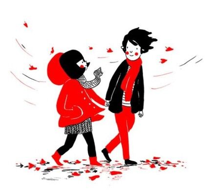 Любовь это...: милый комикс ко Дню Валентина