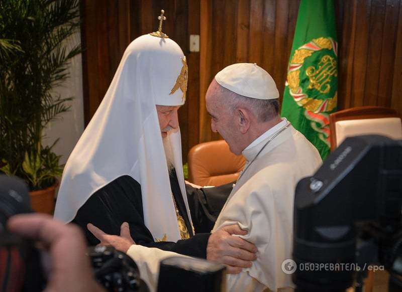 Папа Франциск зустрічається із Патріархом Кирилом. Онлайн-трансляція