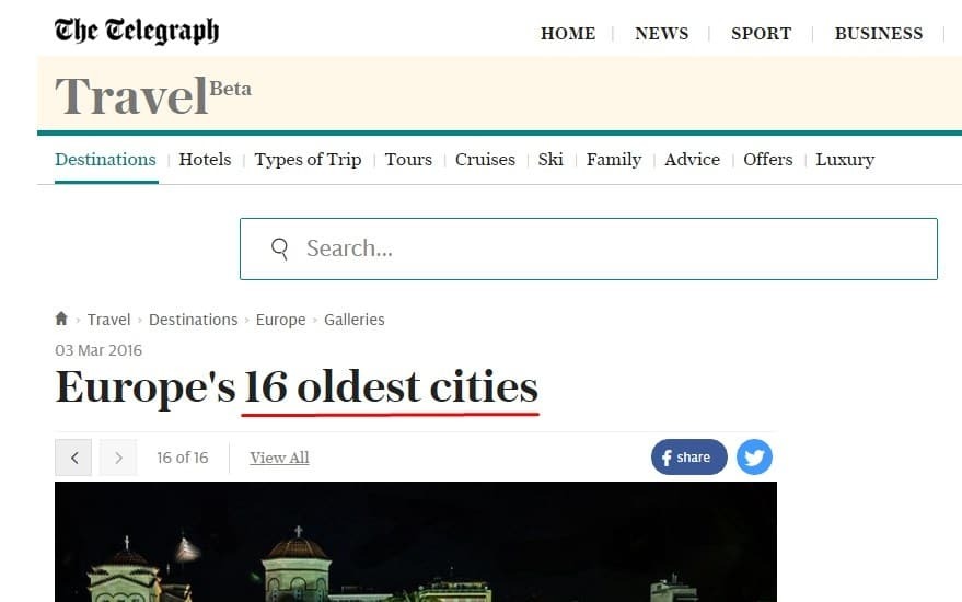 РосСМИ дописали в британский рейтинг старейших городов Европы два украинских