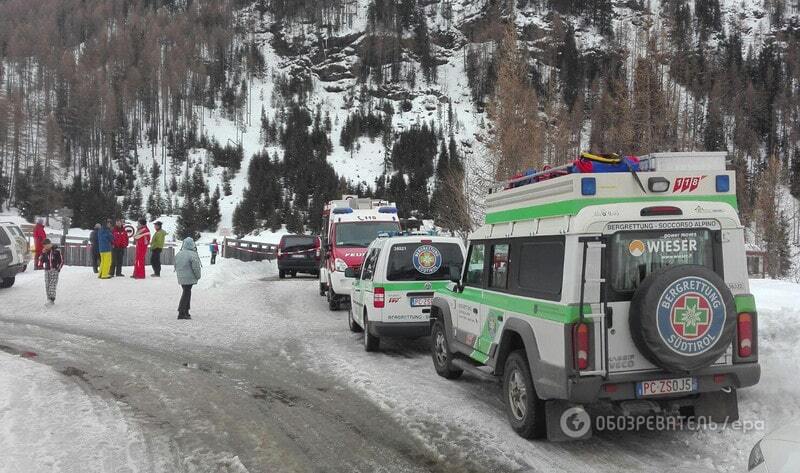 Зросла кількість жертв у результаті сходу лавини в Альпах