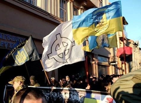 В Ужгороде националисты провели митинг