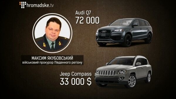В Одессе у "бедного" военного прокурора обнаружили шикарный автопарк