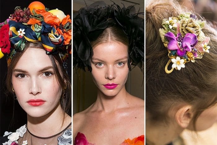 Как украсить волосы весной: 5 оригинальных примеров от модельеров
