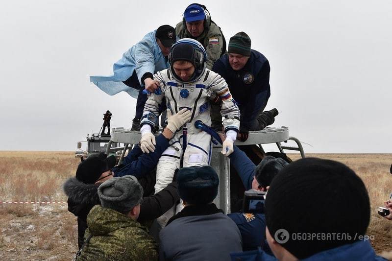 Герої Землі: опубліковані фото і відео повернення астронавтів з МКС