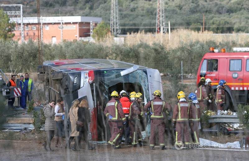 В Іспанії розбився автобус зі студентами: серед постраждалих є українці