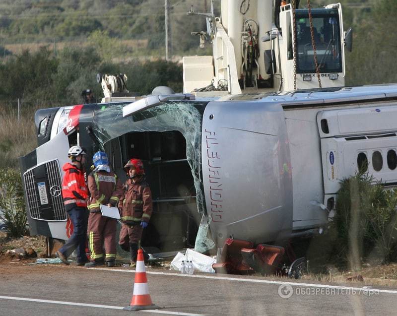 В Іспанії розбився автобус зі студентами: серед постраждалих є українці
