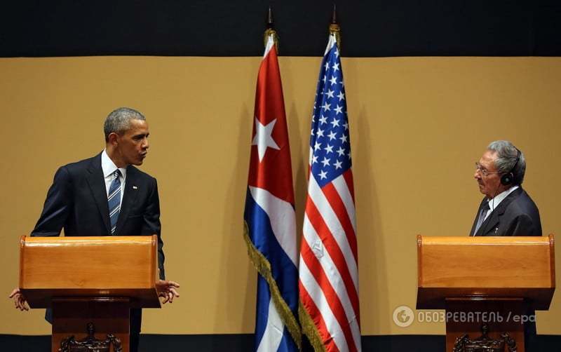Дякую, Америка! Кастро в присутності Обами відреагував на закінчення блокади Куби
