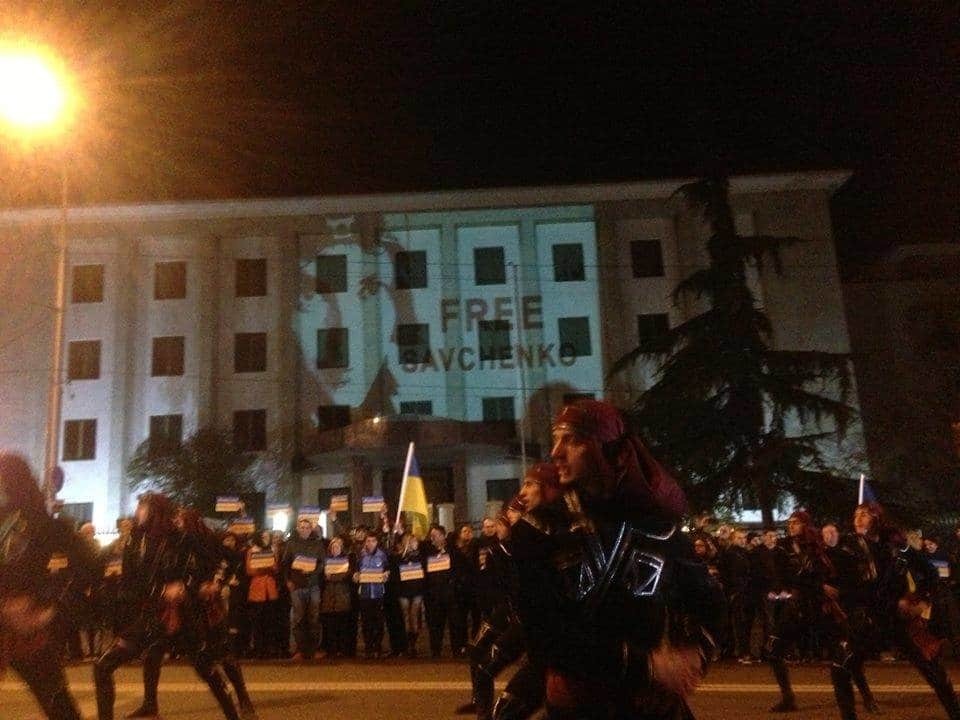Грузинський балет "Сухішвілі" в Тбілісі підтримав Савченко бойовим танцем: фото, відео