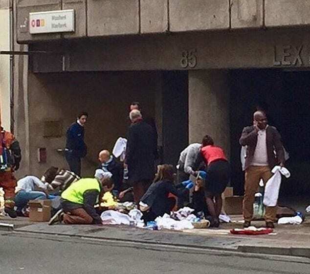 Взрывы в метро Брюсселя: количество жертв увеличилось. Фоторепортаж